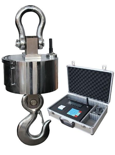 Escala de grúa con impresora